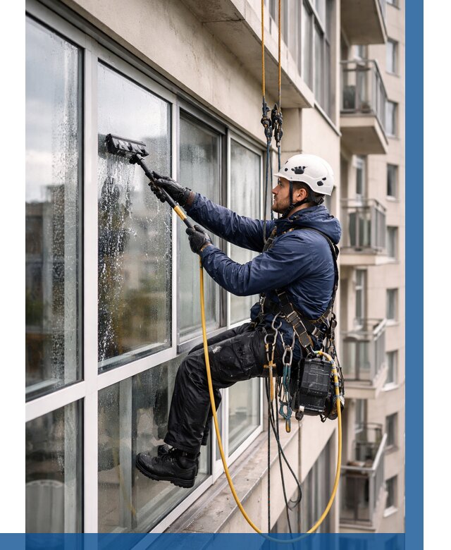 Мойка балконного остекления в Качканаре от 3589 р. | ВЫСОТНИК-Кчк