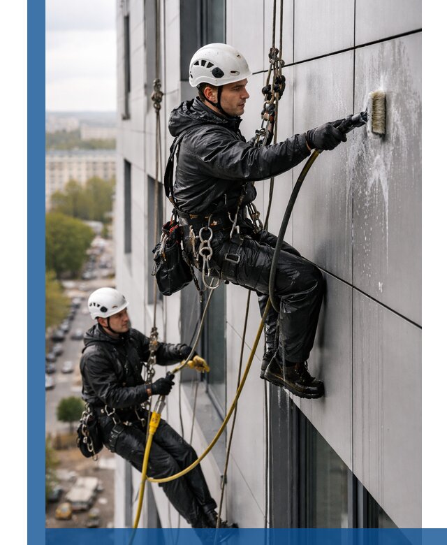 Профессиональная мойка фасада из композита в Качканаре