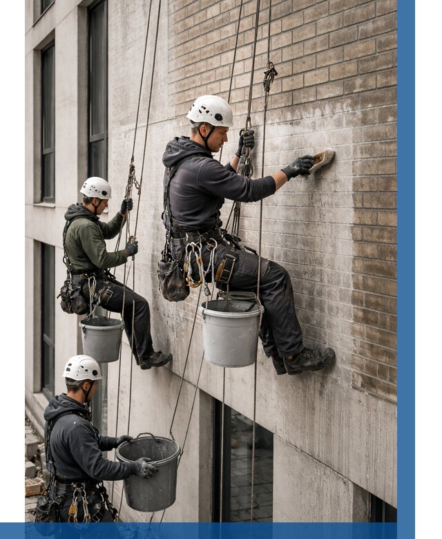 Удаление высолов с фасада в Качканаре от 256 р. | ВЫСОТНИК-Кчк