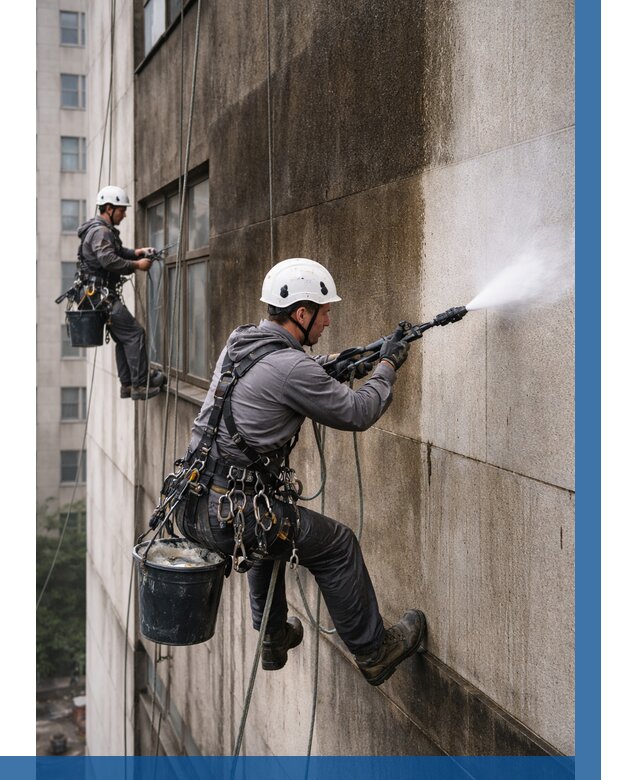 Очистка фасада от копоти в Качканаре от 256 р. | ВЫСОТНИК-Кчк