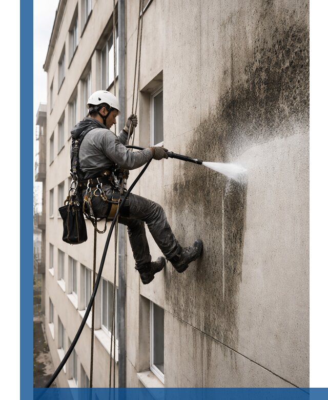 Профессиональная очистка фасадов от плесени в Качканаре