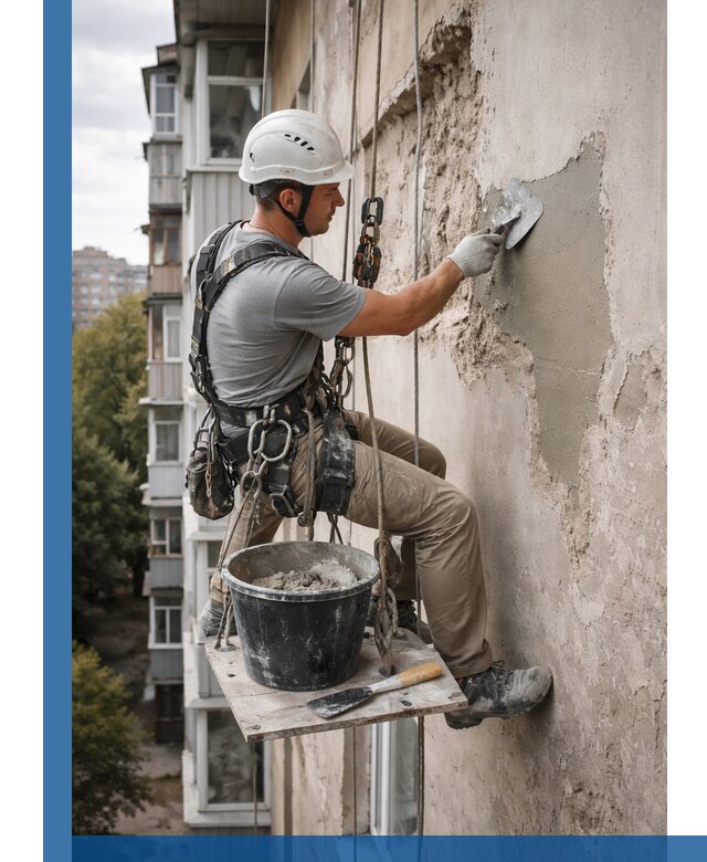 Восстановление фасадной штукатурки в Качканаре с гарантией качества