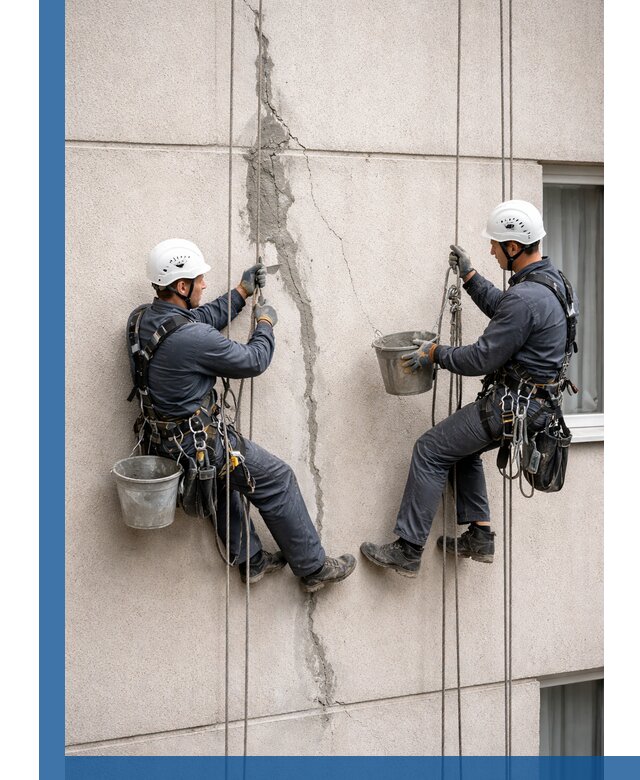 Заделка трещин на фасаде в Качканаре с гарантийным ремонтом