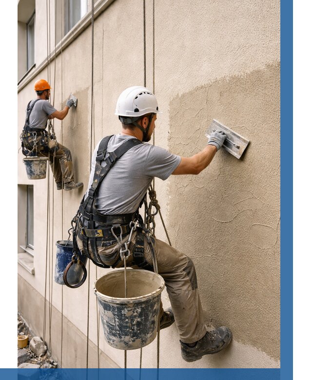 Декоративная штукатурка фасада в Качканаре от 1230 р. | ВЫСОТНИК-Кчк