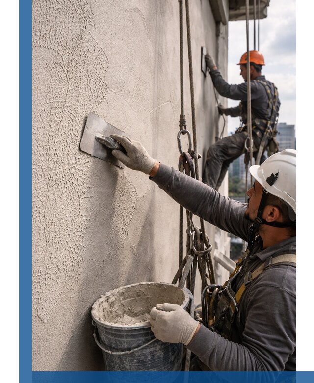 Декоративная штукатурка фасада с утеплением и защитой в Качканаре