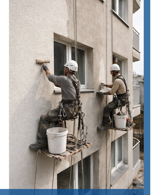 Нанесение короеда на фасад в Качканаре от 461 р. | ВЫСОТНИК-Кчк