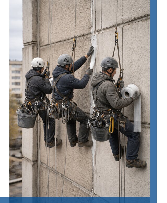 Ремонт межпанельных швов в Качканаре от 769 р. | ВЫСОТНИК-Кчк