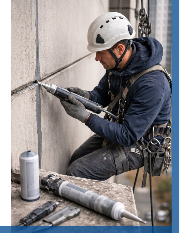 Вторичная герметизация швов в Качканаре от 461 р. | ВЫСОТНИК-Кчк