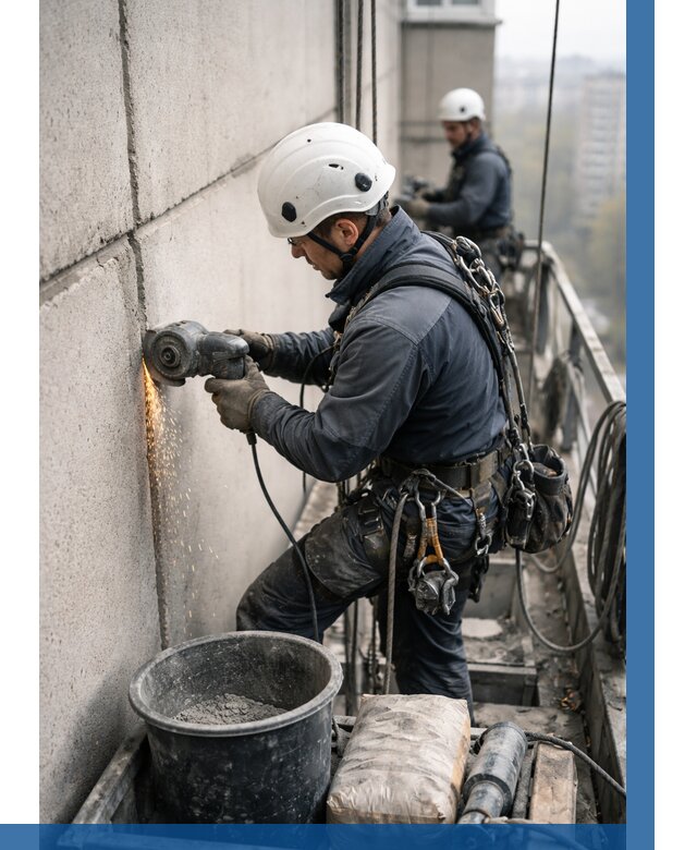 Штробление межпанельных швов в Качканаре от 1230 р. | ВЫСОТНИК-Кчк