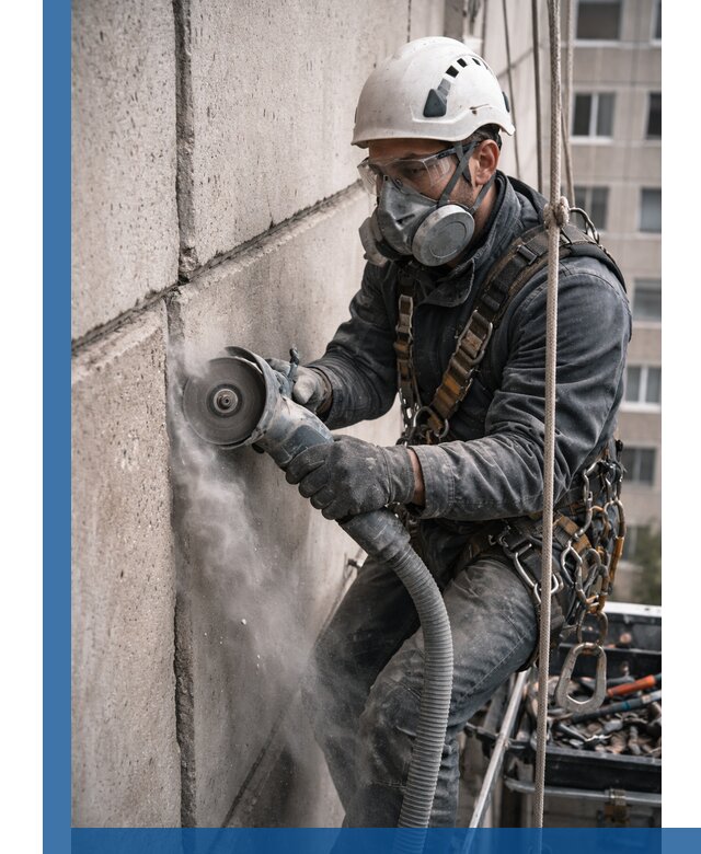 Штробление межпанельных швов в Качканаре качественно и быстро