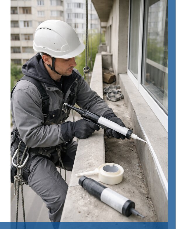 Герметизация швов лоджии в Качканаре от 4614 р. | ВЫСОТНИК-Кчк