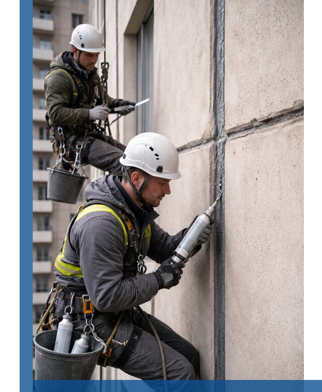 Герметизация деформационных швов фасада в Качканаре качественно