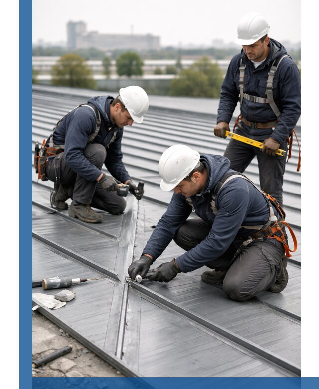 Ремонт фальцевой кровли в Качканаре срочно и качественно