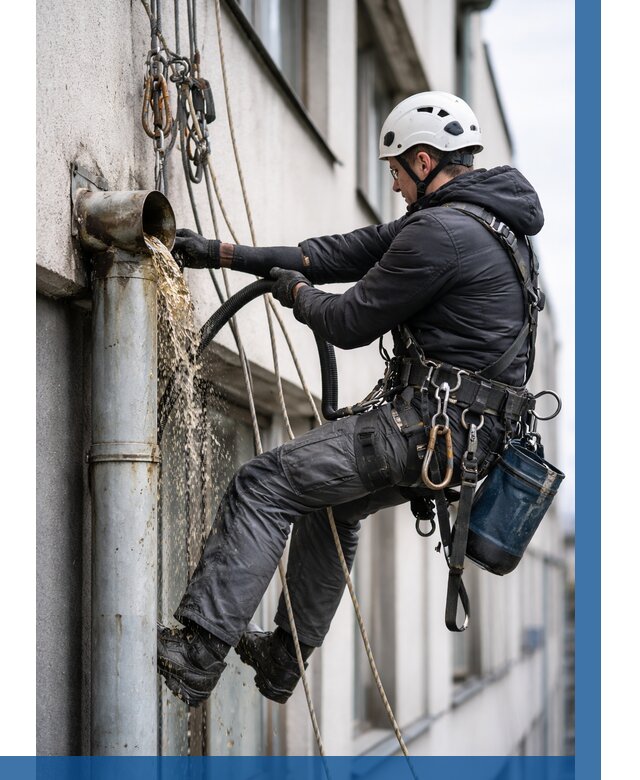 Прочистка водосточных труб в Качканаре от 3589 р. | ВЫСОТНИК-Кчк