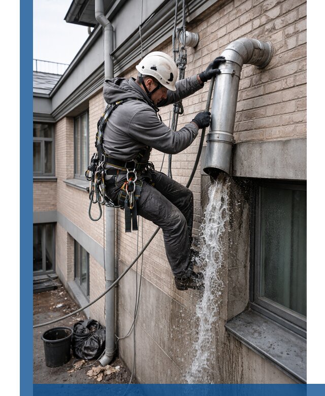 Профессиональная прочистка водосточных труб в Качканаре с гарантией