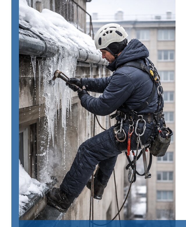 Удаление наледи и чистка водостоков в Качканаре оперативно и безопасно