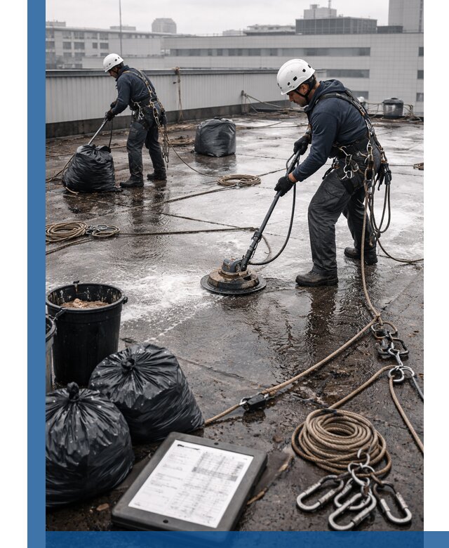 Плановая очистка кровли по графику в Качканаре для безопасности