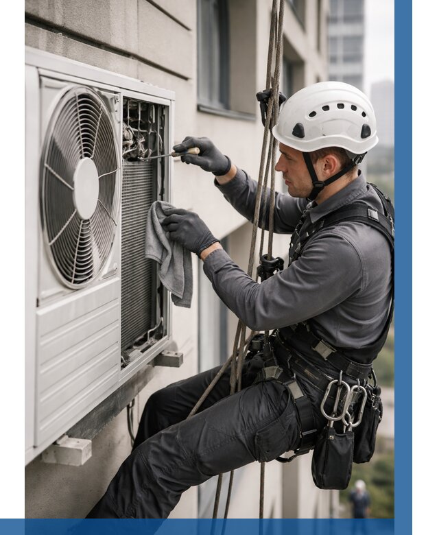 Обслуживание внешнего блока кондиционера в Качканаре от 2768 р.ВЫСОТНИК-Кчк