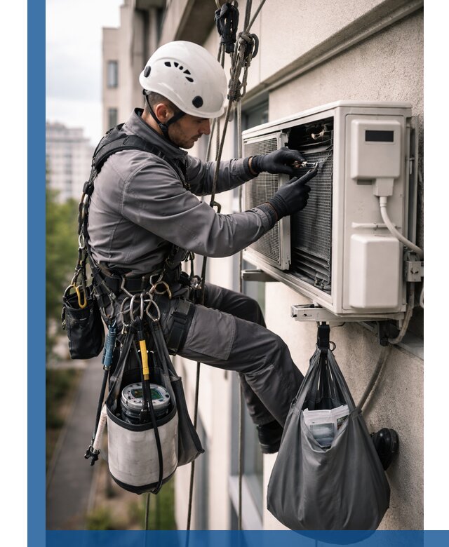 Обслуживание внешнего блока кондиционера в Качканаре профессионально