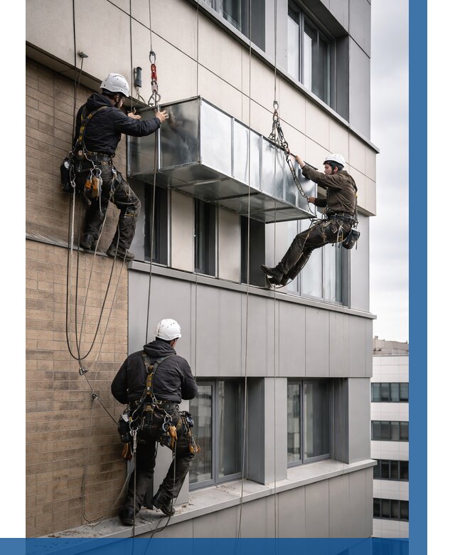 Монтаж воздуховодов на фасаде в Качканаре от 1538 р. | ВЫСОТНИК-Кчк