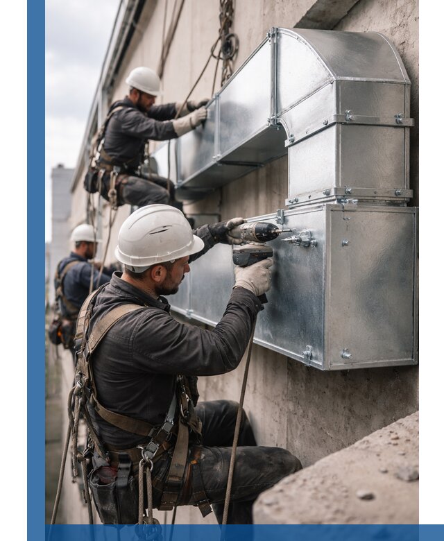 Профессиональный монтаж вентиляционных коробов в Качканаре под ключ