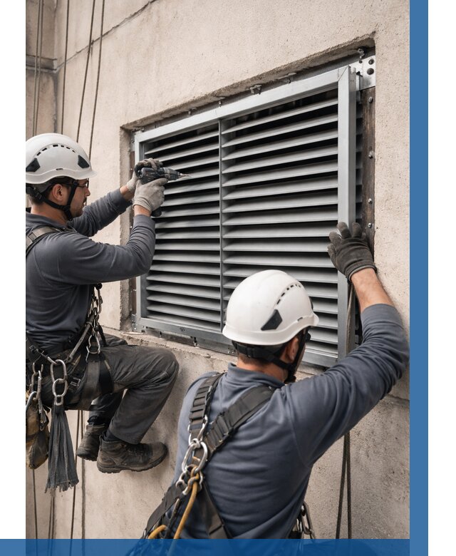 Монтаж вентиляционных решеток в Качканаре от 4614 р. | ВЫСОТНИК-Кчк