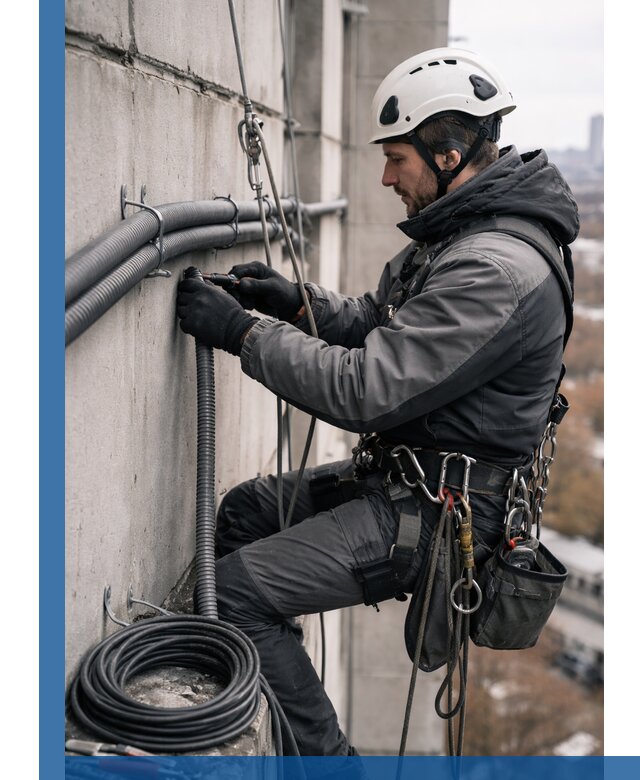 Профессиональный монтаж гофры для кабеля в Качканаре с гарантией