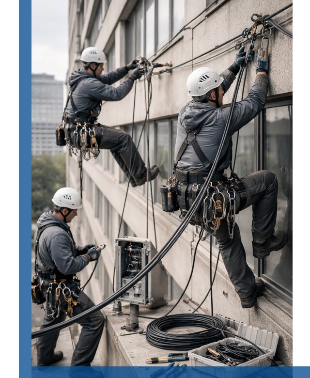 Прокладка оптоволоконного кабеля в Качканаре под ключ с тестированием