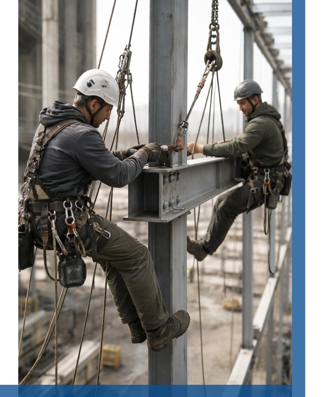 Монтаж металлоконструкций на высоте в Качканаре от 3589 р. | ВЫСОТНИК-Кчк