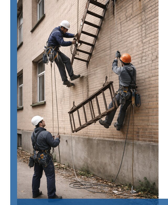 Демонтаж пожарной лестницы в Качканаре быстро и безопасно