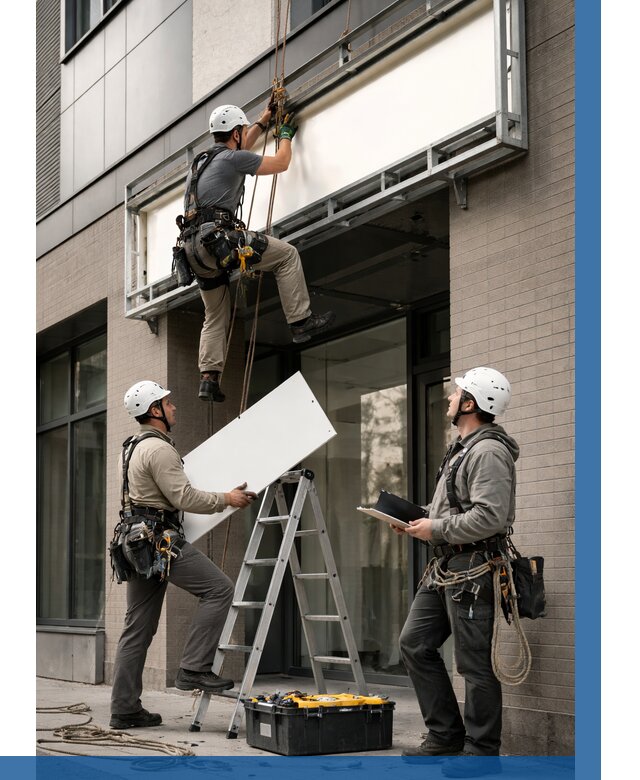 Монтаж светового короба в Качканаре от 6664 р. | ВЫСОТНИК-Кчк