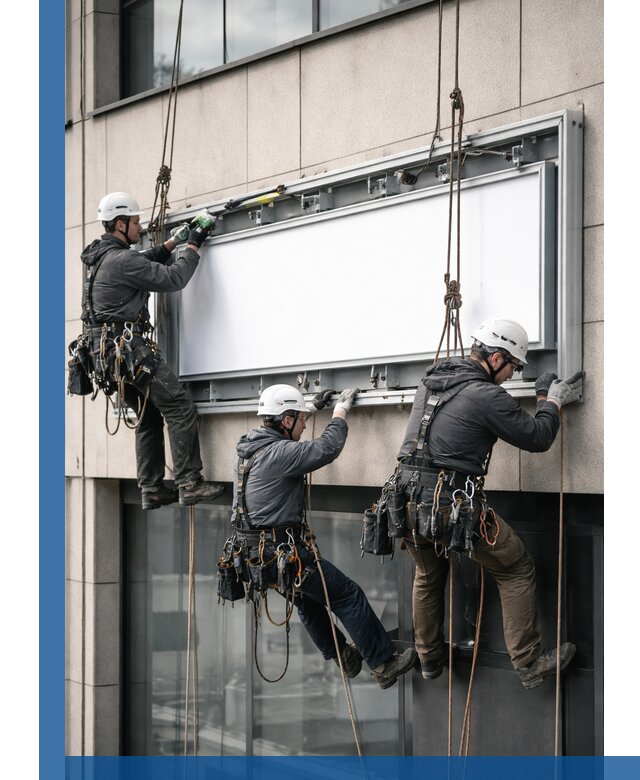 Профессиональный монтаж светового короба под ключ в Качканаре