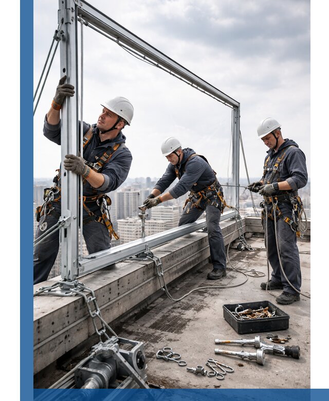 Монтаж крышных рекламных конструкций под ключ в Качканаре