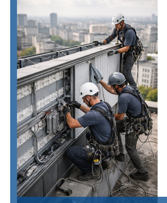 Профессиональное обслуживание крышной рекламы в Качканаре под ключ