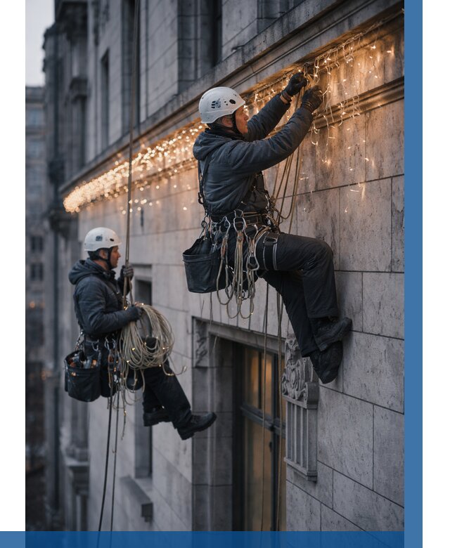 Монтаж новогодней иллюминации в Качканаре от 8715 р. | ВЫСОТНИК-Кчк