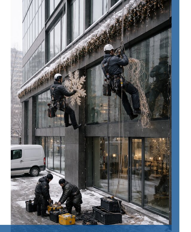 Демонтаж новогоднего оформления в Качканаре от 5639 р. | ВЫСОТНИК-Кчк