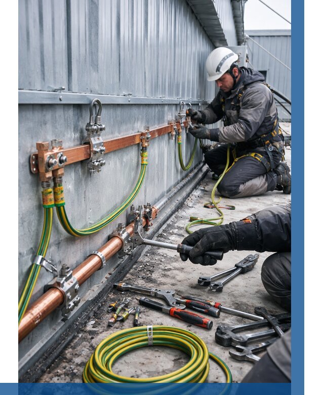 Монтаж заземления здания в Качканаре от 25633 р. | ВЫСОТНИК-Кчк