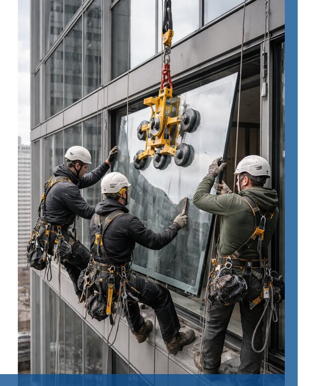 Фасадное остекление зданий под ключ в Качканаре от 10253 р. | ВЫСОТНИК-Кчк