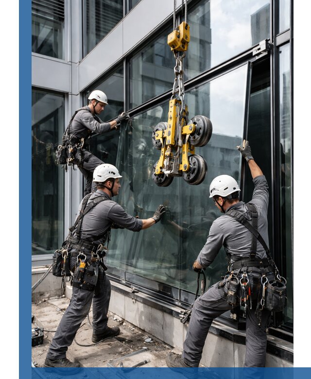 Структурное остекление фасадов в Качканаре монтаж и обслуживание