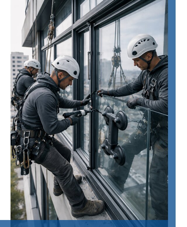 Витражное остекление зданий в Качканаре от 3589 р. | ВЫСОТНИК-Кчк