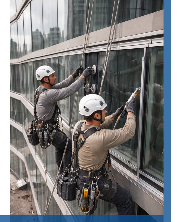 Радиусное остекление фасада в Качканаре от 12304 р. | ВЫСОТНИК-Кчк