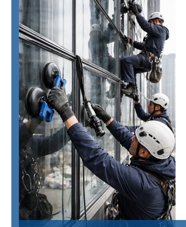 Радиусное остекление фасадов под ключ в Качканаре с гарантиями