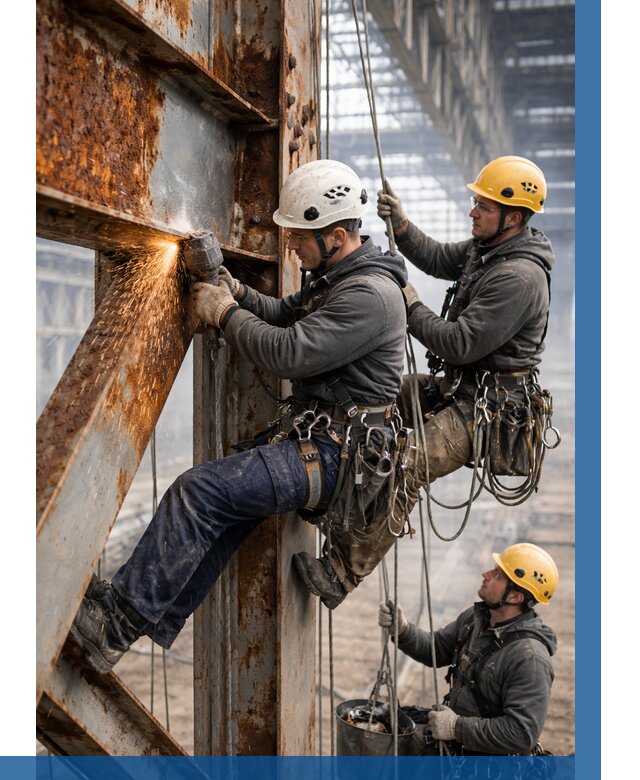 Зачистка металла от ржавчины в Качканаре от 359 р. | ВЫСОТНИК-Кчк