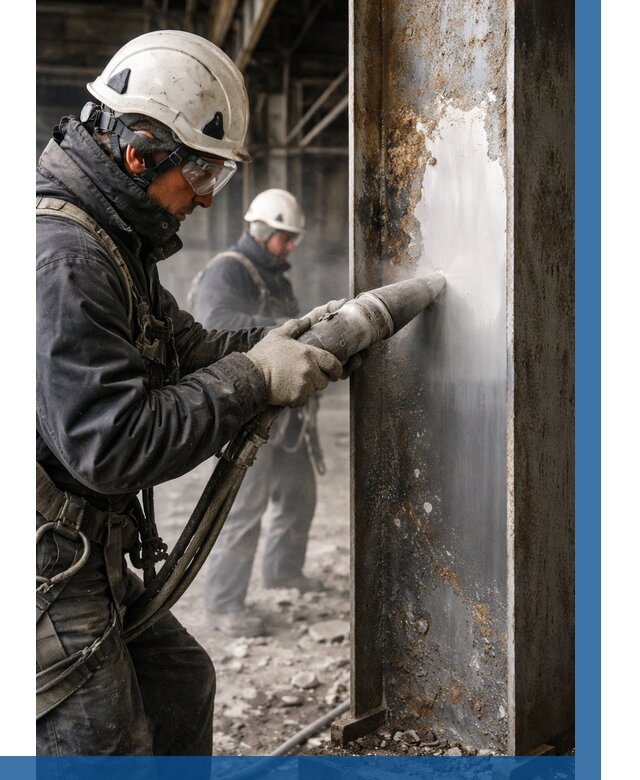 Удаление старой краски с металла в Качканаре от 461 р. | ВЫСОТНИК-Кчк