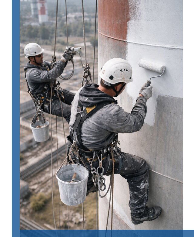 Покраска дымовых труб в Качканаре: антикоррозийная защита и восстановление