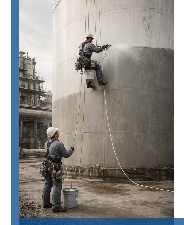 Покраска стальных резервуаров и емкостей в Качканаре профессионально