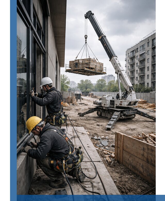 Аренда крана Пионер в Качканаре для строительных работ