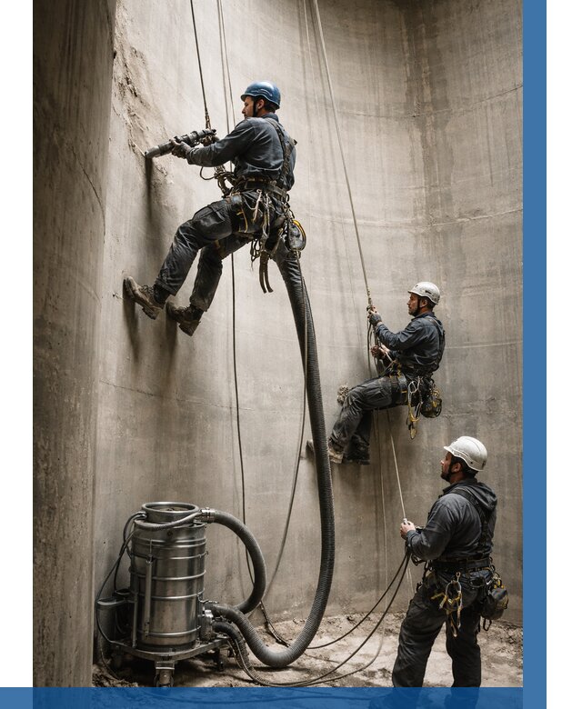 Зачистка силосов в Качканаре от 4614 р. Договор и смета ВЫСОТНИК-Кчк