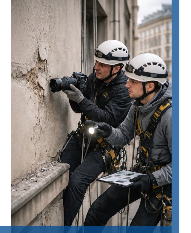 Фотофиксация дефектов фасада в Качканаре от 4614 р. | ВЫСОТНИК-Кчк