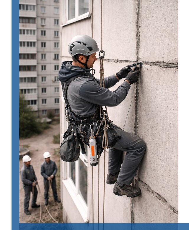 Обследование межпанельных швов и герметизация в Качканаре